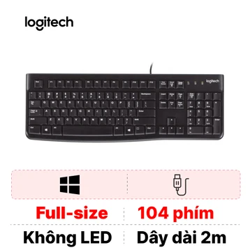 Bàn phím có dây Logitech K120