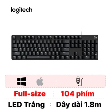 Bàn phím cơ Logitech G413 SE Brown Switch White Led