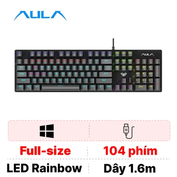 Bàn phím cơ Aula S2022 Blue Switch