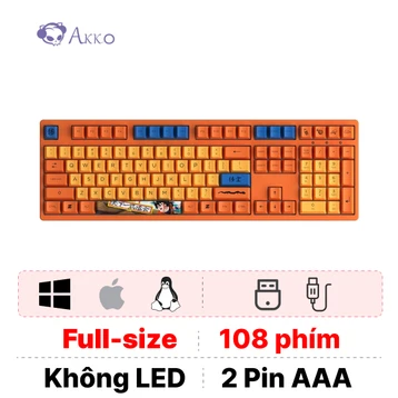 Bàn phím cơ không dây AKKO 3108 RF Dragon Ball Z Goku