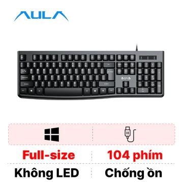 Bàn phím có dây Aula Ak105