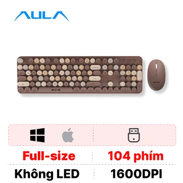 Combo bàn phím + chuột không dây AULA AC306