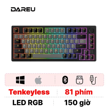 Bàn phím cơ Dareu K75 Pro Black Golden RGB
