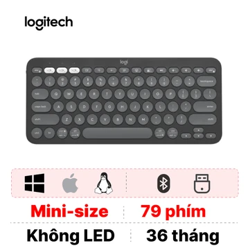 Bàn phím Bluetooth Logitech Pebble Key 2 K380S