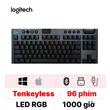 Bàn phím gaming không dây Logitech G915 X Lightspeed TKL Low Profile