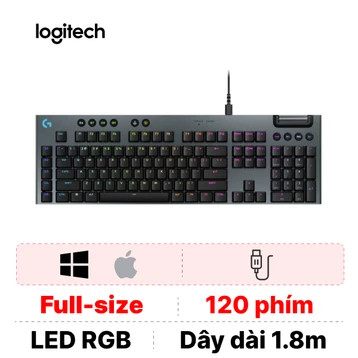 Bàn phím gaming có dây Logitech G915 X Low Profile
