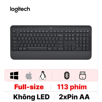 Bàn phím không dây Logitech Signature K650