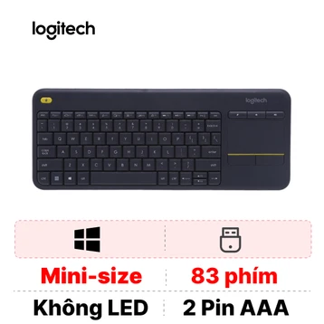 Bàn phím không dây Logitech K400 Plus