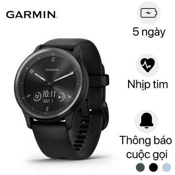 Đồng hồ thông minh Garmin Vivomove Sport Dây Silicone - Cũ Trầy Xước