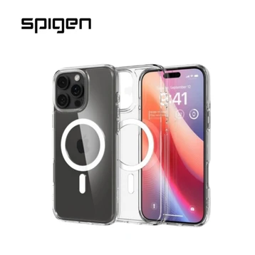 Ốp lưng iPhone 16 Pro Max Spigen Crystal Hybrid With Magsafe White