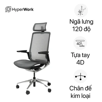 Ghế công thái học HyperWork Media Sleek