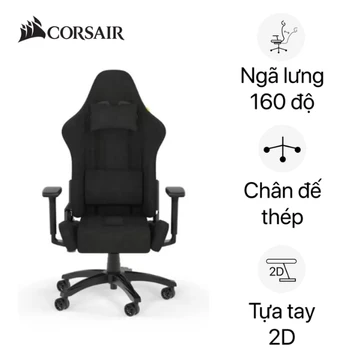 Ghế Gaming Corsair TC100 chất liệu vải Fabric
