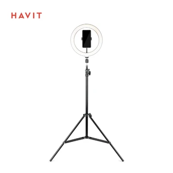 Giá đỡ điện thoại kiêm đèn Livestream Havit ST7012 Pro