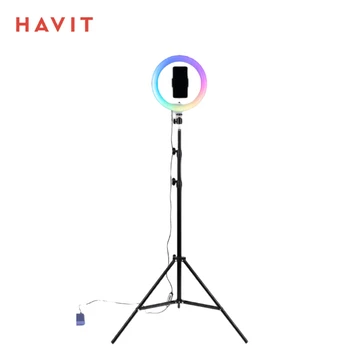 Giá đỡ điện thoại kiêm đèn Livestream Havit ST7026