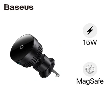 Đế giữ kiêm sạc không dây từ tính Baseus Magpro Series Air Vent QI 2.0 Version 15W