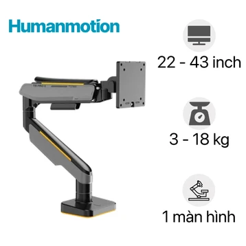 Giá treo màn hình máy tính Human Motion T9 Pro Gen 2 RGB