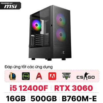 PC CPS x MSI Gaming Intel I5 Gen 12 RTX 3060 16GB