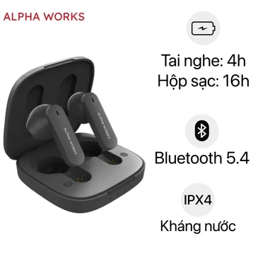 Tai nghe Bluetooth True Wireless Alpha Works Curve 100