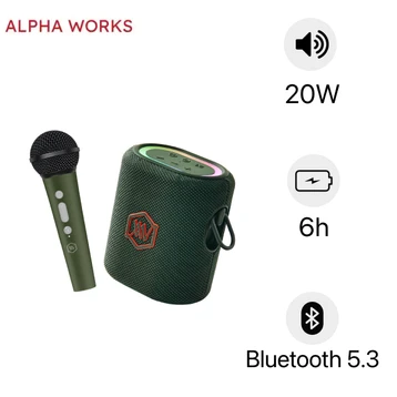 Loa karaoke Mini Alpha Works Sonik Plus (1MIC)