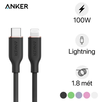 Cáp Type-C To Lightning Anker Powerline Flow III A8663 1.8M - Cũ