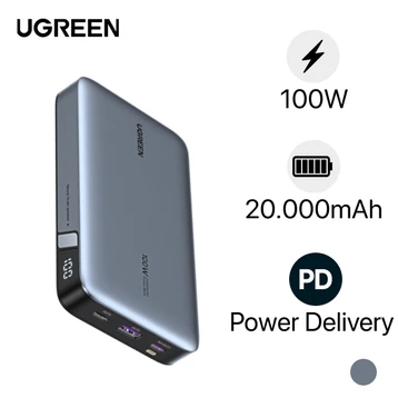 Pin sạc dự phòng Ugreen hai chiều Power Bank 20.000mAh 100W PB720 25188 - Cũ