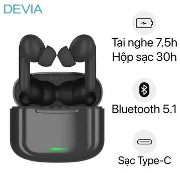 Tai nghe Bluetooth True Wireless Devia Star Series ANC-E1