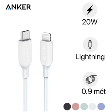 Cáp Anker Powerline Flow III USB-C to Lightning A8662 0.9m