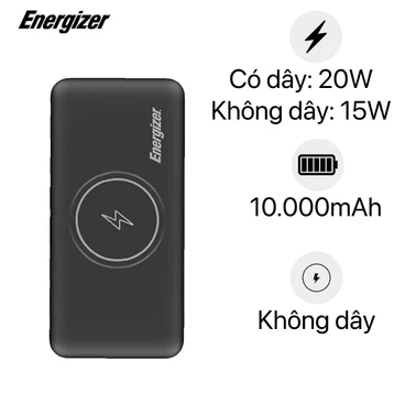 Pin sạc dự phòng Energizer 10.000mAh QE10013PQ - Cũ