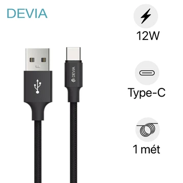 Cáp Devia USB-A to Type-C Gracious Series 1 mét