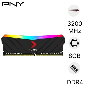 RAM PNY XLR8 DDR4 3200MHz Heatsink RGB 8GB
