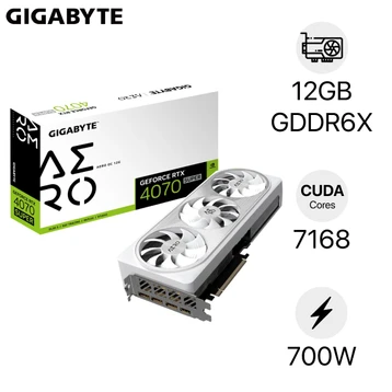 Card màn hình GIGABYTE GeForce RTX 4070 Super AERO OC 12GB N407SAERO