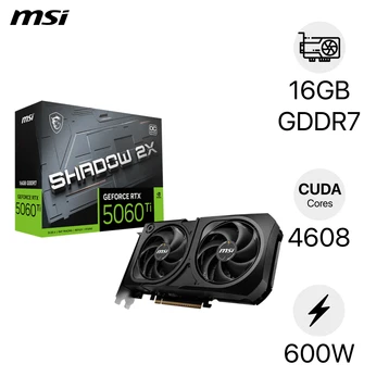 VGA MSI GeForce RTX 5060 TI 16G SHADOW 2X OC PLUS
