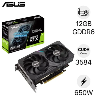 Card màn hình Asus Dual GeForce RTX 3060 12GB V2 Dual-RTX3060-12G-V2