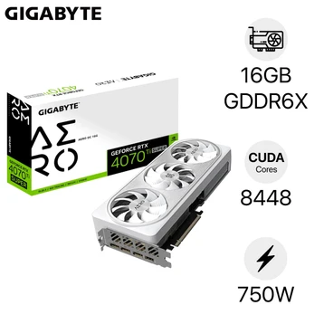 Card màn hình GIGABYTE GeForce RTX 4070 TI Super AERO OC 16GB N407TSAERO