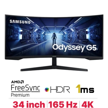 Màn hình Samsung Gaming Odyssey G5 LC34G55TWWEXXV 34 inch - Đã Kích Hoạt