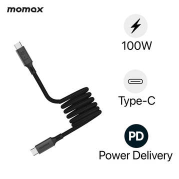 Cáp Momax USB-C to USB-C MAG Link 100W USB 3.2 GEN 2X2 có nam châm dài 1M