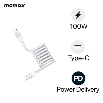 Cáp Momax USB-C to USB-C MAG Link 100W USB 2.0 có nam châm dài 1M DC35