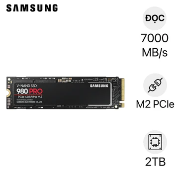 Ổ cứng SSD Samsung 980 Pro PCIe NVME 4.0 x 4 2TB