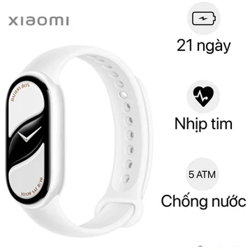 Vòng đeo tay thông minh Xiaomi Mi Band 10 Gốm trắng - Đã Kích Hoạt