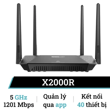 Router WiFi 6 Totolink X2000R Gigabit băng tần kép AX1500