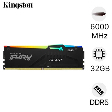 RAM PC Kingston Fury RGB DDR5 6000MHz 32GB (1x32) KF560C36BBE2A-32
