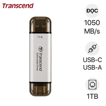 Ổ cứng di động SSD Transcend ESD310S 1050MB/s 1TB