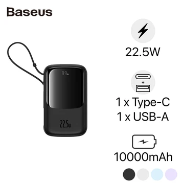 Pin dự phòng Baseus Qpow Pro + Digital Display 10000mAh 22.5W type-C edition
