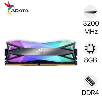 RAM PC ADATA XPG D60 RGB 8GB (1x8GB) 3200MHz DDR4