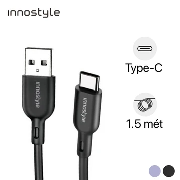 Cáp Innostyle Ultraflex USB-A to Type-C 1.5m