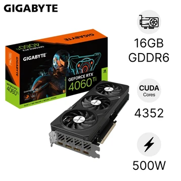 Card màn hình Gigabyte RTX 4060 Ti Gaming OC 16G N406TGAMING OC-16GD