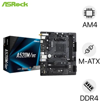 Mainboard ASRock A520M/AC D4 AM4 Wifi