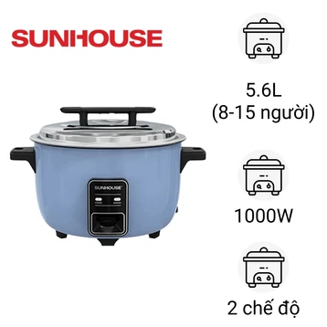 Nồi cơm điện nắp rời 5,6L Sunhouse SHD8156