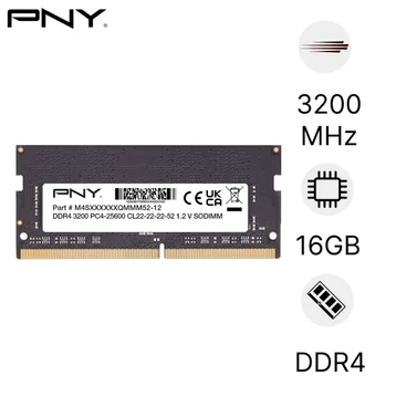 RAM Laptop PNY XLR8 DDR4 3200MHz 16GB MN16GSD43200XR-RB