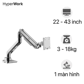 Giá treo màn hình HyperWork VisionX VS01 22 - 43 inch